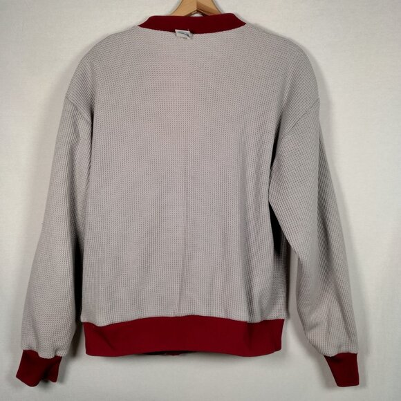 Vintage University Of Alabama Crimson Tide Jacket Men Large Red Thermal Rip Stop - Picture 3 of 16